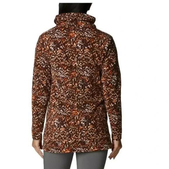 Columbia Ali Peak Fleece Tunic Sweater Turtleneck Kangaroo Pockets size S NWT - Picture 2 of 11